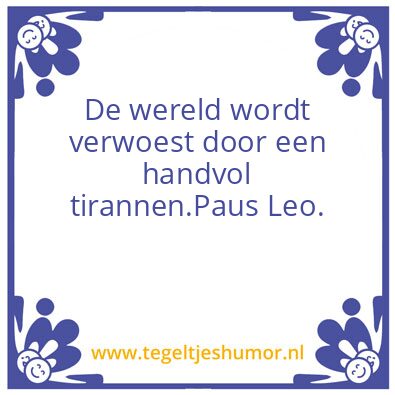 Tegeltje: Oorlog