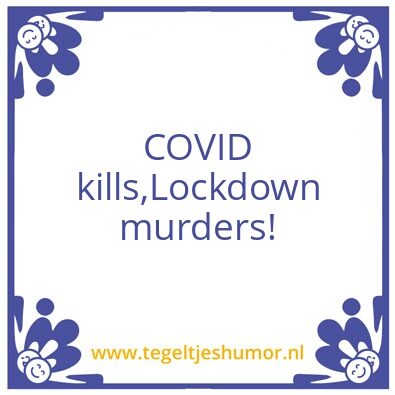 Tegeltje: Covid