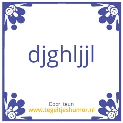 Tegeltje: hp