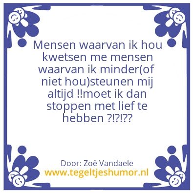 Tegeltje: Liefde