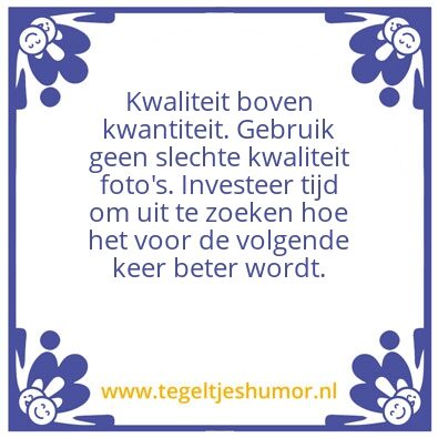 Tegeltje: Tegeltje