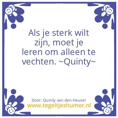 Tegeltje: Quinty