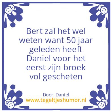 Tegeltje: Daniel 50