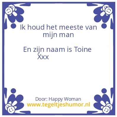 Tegeltje: Liefde