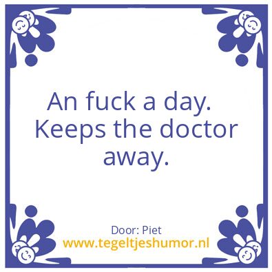 Tegeltje: Doctor