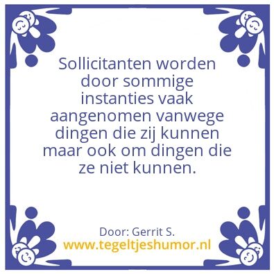 Tegeltje: Ik ben Gerrit.