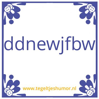 Tegeltje: sxsa