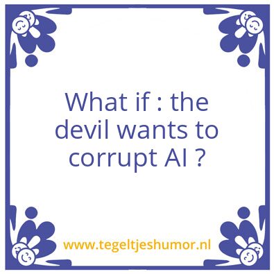 Tegeltje: What if :