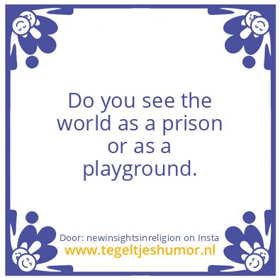 Tegeltje: the worls as your playground