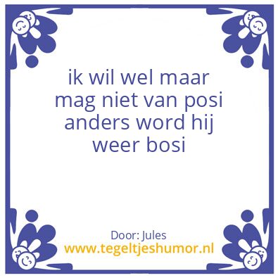 Tegeltje: Delfsblauw tegel