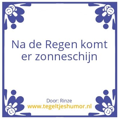 Tegeltje: spruken
