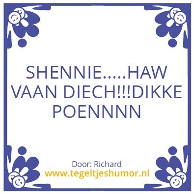 Tegeltje: Shanna