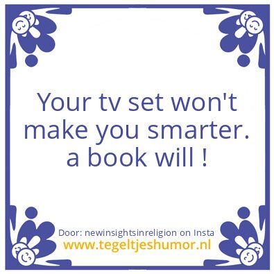 Tegeltje: it is easy to be a loser.