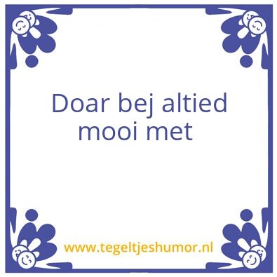 Tegeltje: Ria