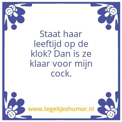 Tegeltje: Pedo