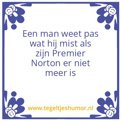 Tegeltje: Norton