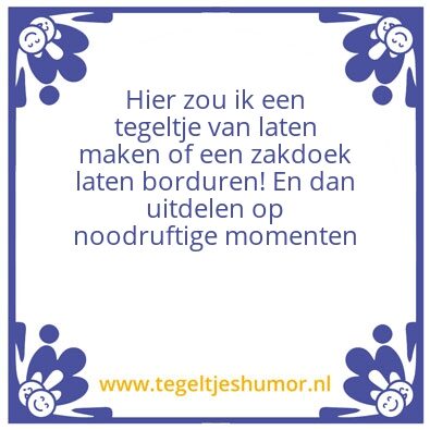 Tegeltje: Wanhoop