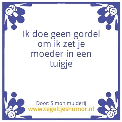 Tegeltje: Simon