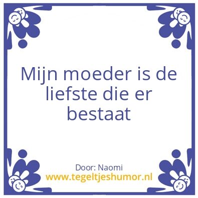 Tegeltje: i love mama