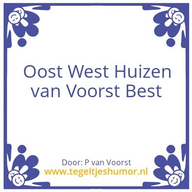 Tegeltje: Thuis