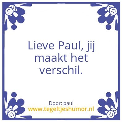 Tegeltje: p