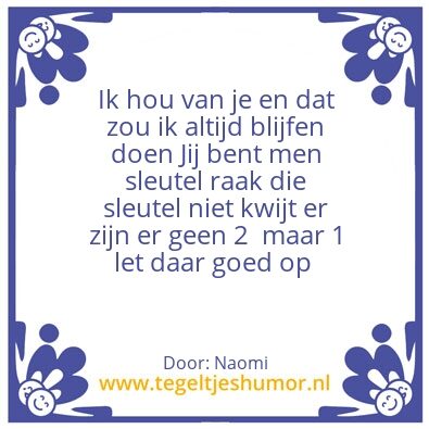 Tegeltje: Liefde