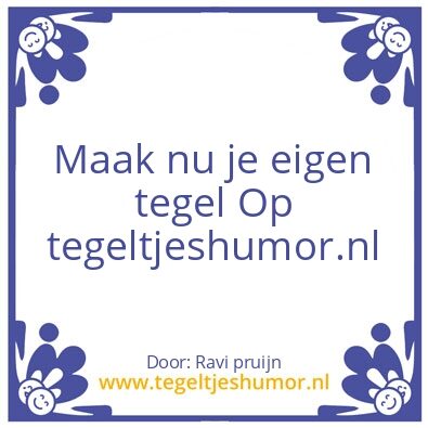 Tegeltje: Maak je eigen tegel