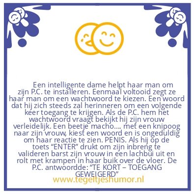 Tegeltje: Wachtwoord kiezen