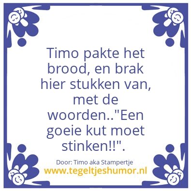 Tegeltje: .