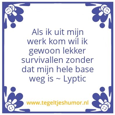 Tegeltje: Lyptic
