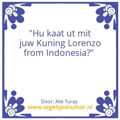Tegeltje: Alie
