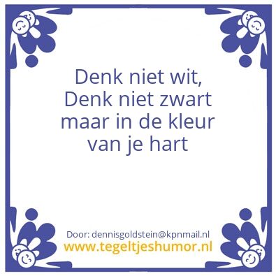 Tegeltje: GElijkheid