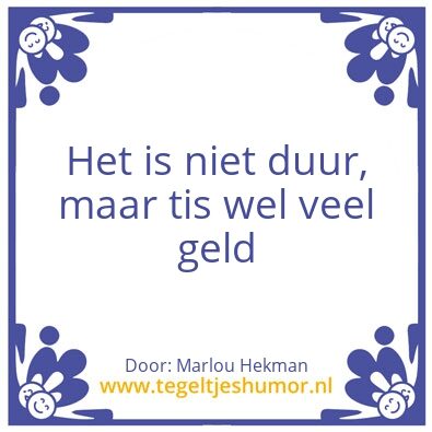 Tegeltje: Marlou