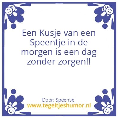 Tegeltje: Speentje
