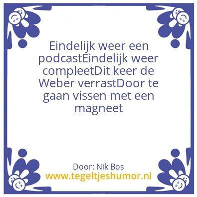 Tegeltje: Magneet