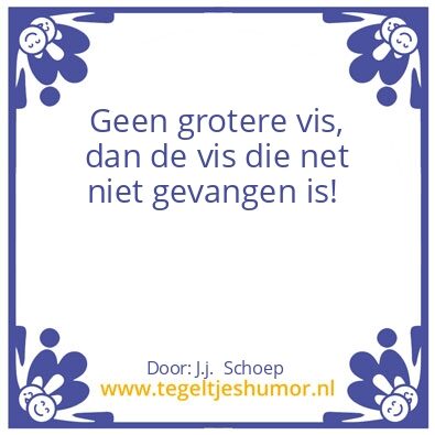 Tegeltje: Vissen