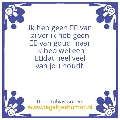 Tegeltje: Tobias wolters