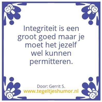 Tegeltje: Ik ben Gerrit.