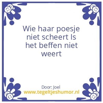 Tegeltje: Poesje
