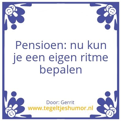 Tegeltje: Pieter