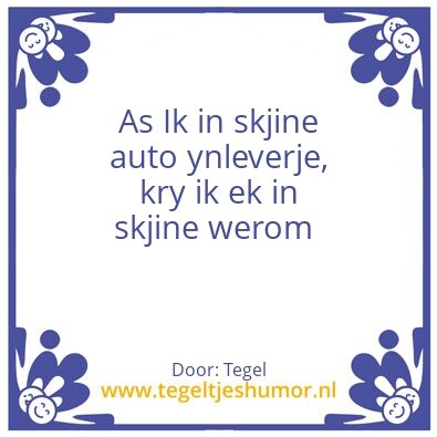 Tegeltje: Tegel