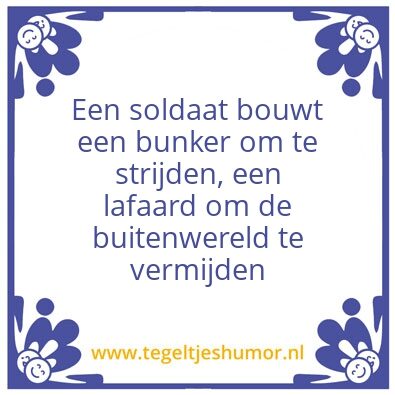 Tegeltje: howmow