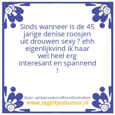 Tegeltje: The Key ?