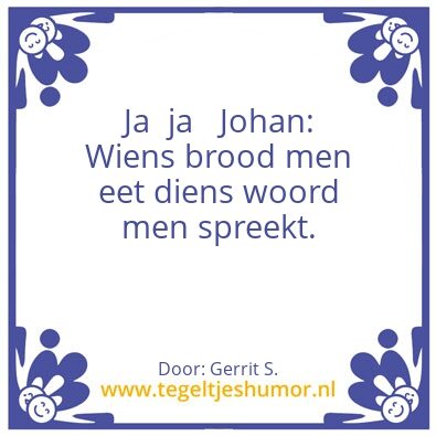 Tegeltje: Ik ben Gerrit.