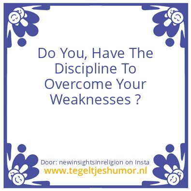 Tegeltje: Only The Strong Ones !