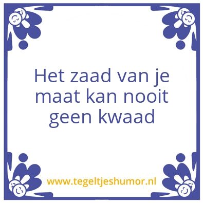 Tegeltje: Lekker