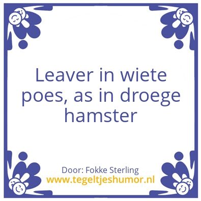 Tegeltje: Fokke