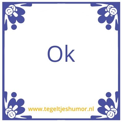 Tegeltje: H