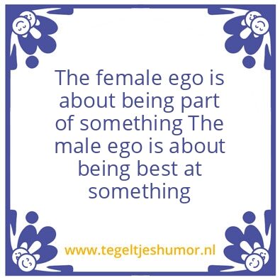 Tegeltje: EGO