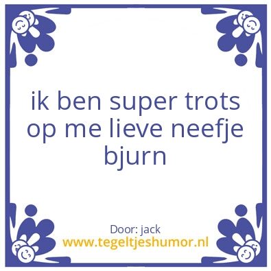 Tegeltje: ome jack